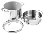 Kochtopf Venice Pro Evershine 3er Set Silber - Metall - 24 x 5 x 24 cm