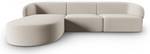 modulares Ecksofa SHANE 4 Sitzplätze Beige