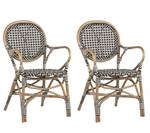 RATTAN-SESSELN BISTRO (2er Set)