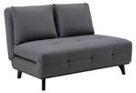 Schlafsofa RICA Grau - Massivholz - Textil - 121 x 83 x 93 cm