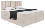 Boxspringbett Noah Beige - 200 x 214 cm - H4