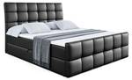 Boxspringbett APO-Z Hochglanz Schwarz - Breite: 160 cm - H3