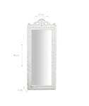 Miroir 90cm Blanc