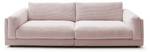 Big Sofa RAINA Pink - Breite: 254 cm - Textil