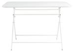 Table de jardin pliante Sande Blanc - 70 x 110 cm