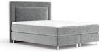 Boxspringbett Laguno Grau - Breite: 160 cm