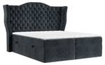 Boxspringbett Royal Graphit - Breite: 160 cm