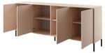 Kommode DAST COD203 4D Beige - Holzwerkstoff - Kunststoff - 203 x 82 x 40 cm