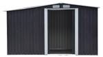 Cabane de jardin LERY Gris - Métal - 195 x 178 x 313 cm