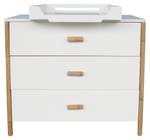 Commode Canne - OCEANE Blanc - Fibres naturelles - 52 x 86 x 90 cm