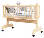 Babywiege - Inklusive Matratze Pinie Beige Dekor