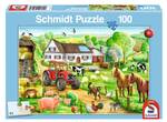 Puzzle Ein glücklicher Bauernhof, 100 Papier - 20 x 4 x 28 cm