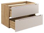 Schrank unter waschbecken OCEAN CUW90 2D Beige