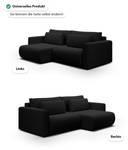 Ecksofa Achim Mini Schwarz