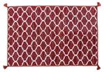 Toronto moderner Teppich Rot - Textil - 180 x 1 x 120 cm