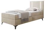 Boxspringbett Ono 1 Links Beige - 95 x 207 cm