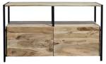 Sideboard NAGAR III Beige - Massivholz - Holzart/Dekor - 110 x 65 x 35 cm