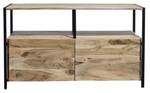 Sideboard  NAGAR3 Beige - Massivholz - Holzart/Dekor - 35 x 65 x 110 cm