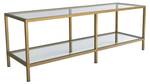 Fernsehschrank Dklaasse Gold - Glas - 40 x 45 x 130 cm