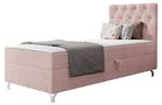 Einzelbett Chester Links Rosé - Breite: 90 cm