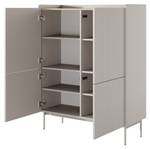 Highboard LIWELO Grau - Holzwerkstoff - 104 x 127 x 38 cm