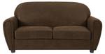 Sofa VICTORY Braun - Textil - 91 x 89 x 170 cm