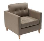 Fauteuil Marino Marron clair