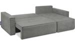 NAPI II Universal - Ecksofa Grau - Breite: 246 cm