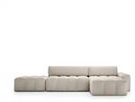 Ecksofa Thymen Beige - Ecke davorstehend rechts