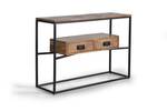 Konsole 1260 Braun - Massivholz - 35 x 78 x 110 cm