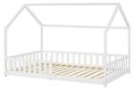 Lit cabane Ydre avec matelas Largeur : 130 cm - Avec sommier à lattes - Avec sommier à lattes & matelas