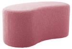 Pouf Ada Wave Rose foncé