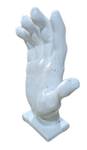 Skulptur Hand Marmoroptik Wei脽