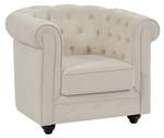 Fauteuil  CHESTERFIELD Beige - Textile - 78 x 72 x 85 cm