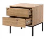 Nachttisch Lenny Beige - Holzwerkstoff - 40 x 50 x 45 cm