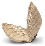 Beach Clam Dekorative Schale Braun - Rattan - Holzart/Dekor - 16 x 10 x 20 cm