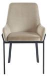 Chaise CAROLONA Lot de 2 Beige - Textile - 60 x 85 x 57 cm