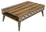 Table basse Dpiant Marron - Bois manufacturé - 60 x 37 x 105 cm