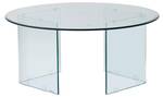 Table basse ADAMO Verre - 90 x 41 x 90 cm