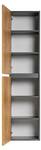 Hochschrank MONAKO HC40 2D Grau - Holzwerkstoff - 40 x 170 x 33 cm