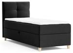 Boxspringbett Candy Mini Schwarz - Breite: 83 cm