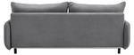 Schlafsofa OLIVER Grau - Massivholz - Textil - 220 x 74 x 93 cm