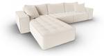 modulares Ecksofa MIKE 5 Sitzplätze Beige