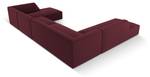 modulares U-Formsofa RUBY 7 Sitzplätze Bordeaux