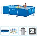 Schwimmbad-Set 282713 (5-teilig) Blau - 160 x 65 x 260 cm