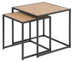 Couchtisch Denver Braun - Metall - 50 x 45 x 50 cm