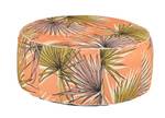 Aufblasbarer Pouf Nuno Orange - Textil - 53 x 23 x 53 cm