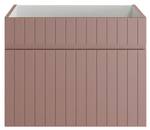 Waschbeckenunterschrank SATARA Pink - Holzwerkstoff - 46 x 46 x 60 cm