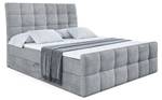 Boxspringbett BRUGO-Z Grau - Breite: 180 cm - H4