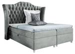 Boxspringbett Colombo Grau - Breite: 200 cm